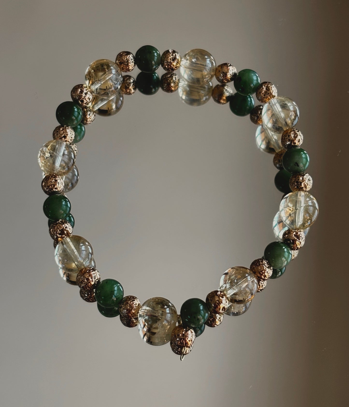Bransoletka CANADIAN JADE | CITRINE