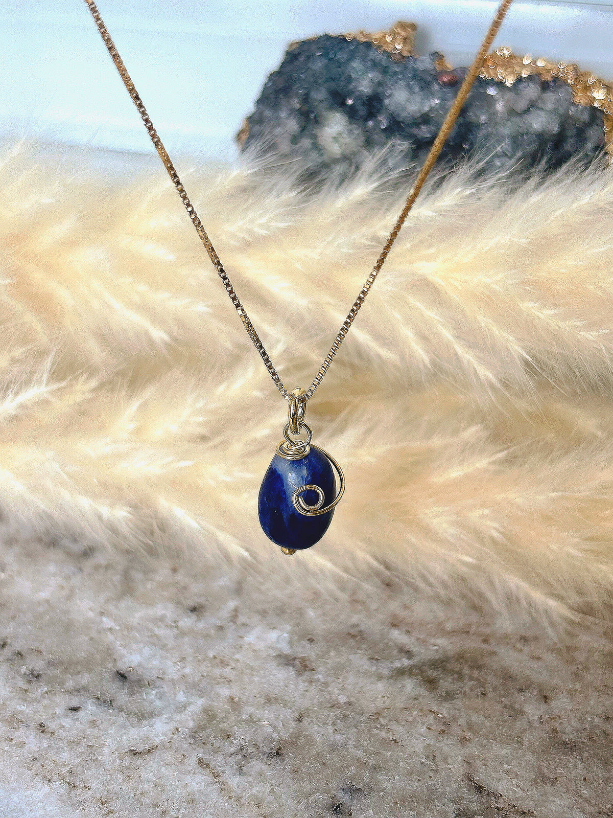 Naszyjnik SODALITE