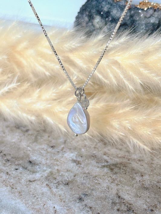 Naszyjnik PEARL | LABRADORITE