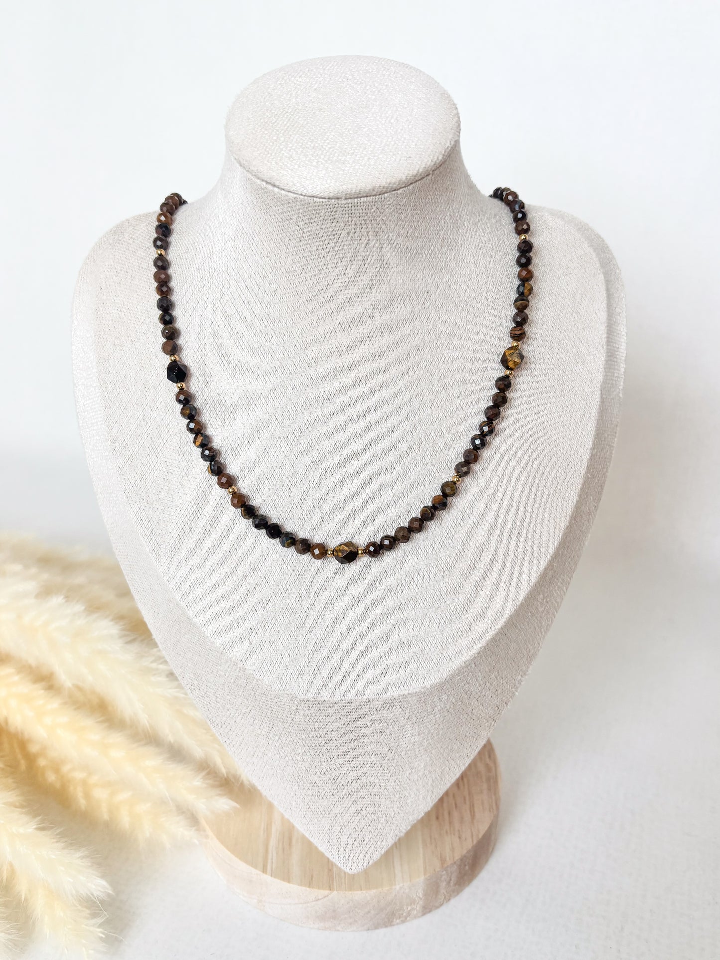 Naszyjnik TIGER'S EYE