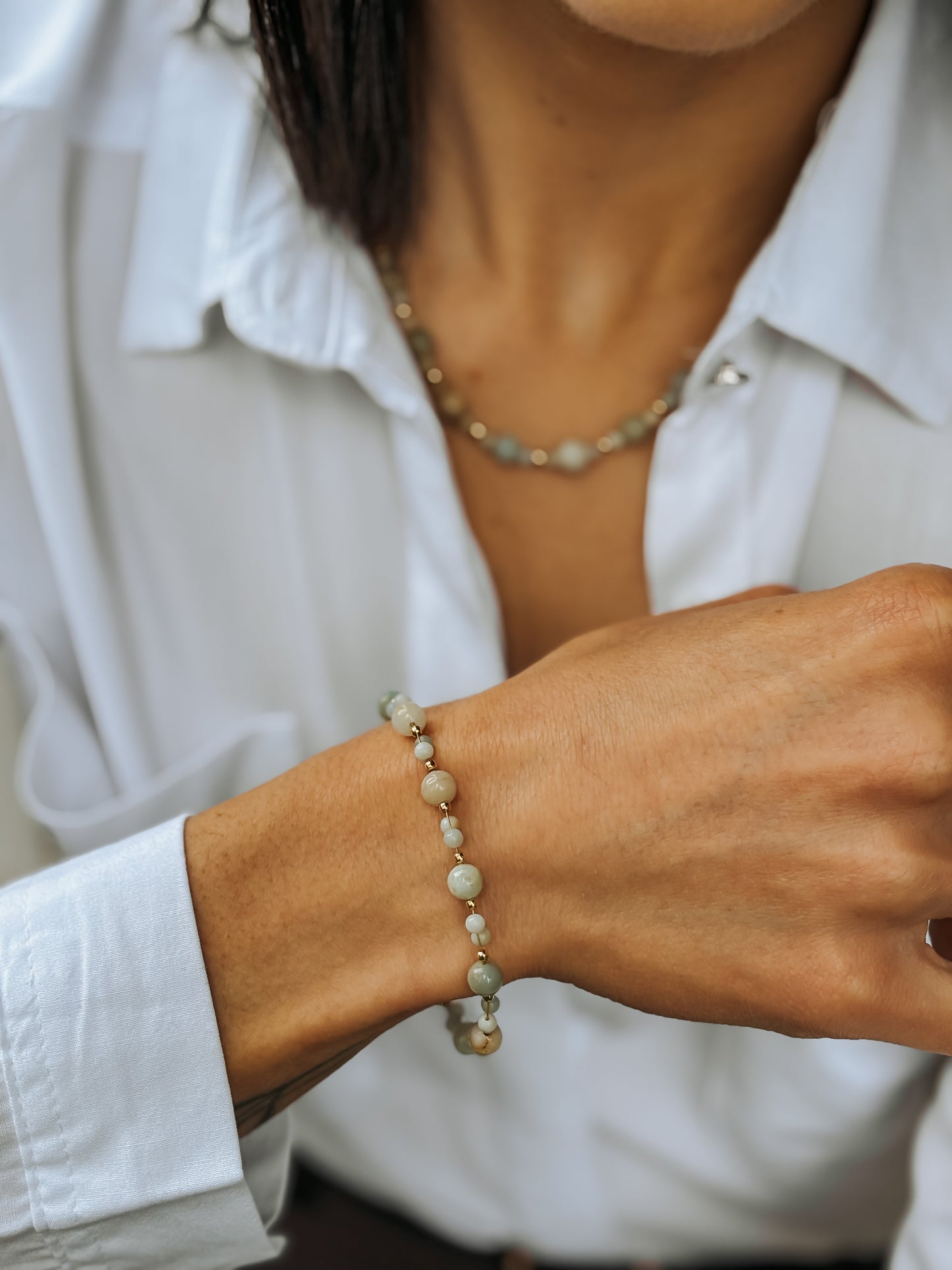 Bransoletka AMAZONITE