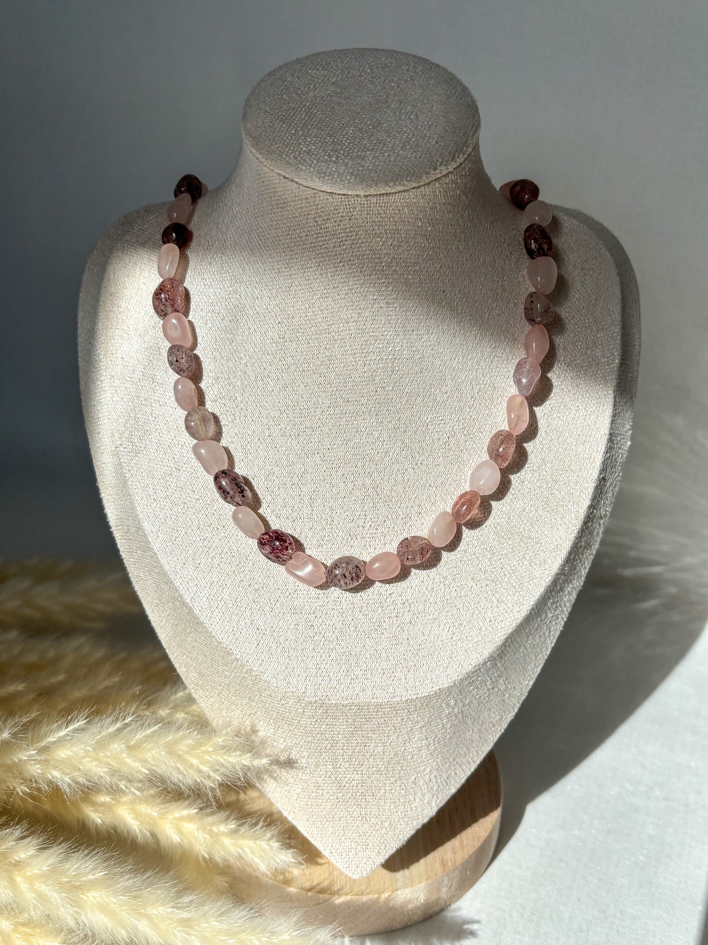 Naszyjnik ROSE QUARTZ
