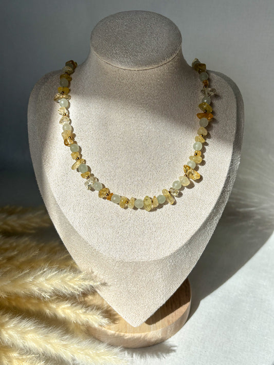 Naszyjnik AVENTURINE | CITRINE