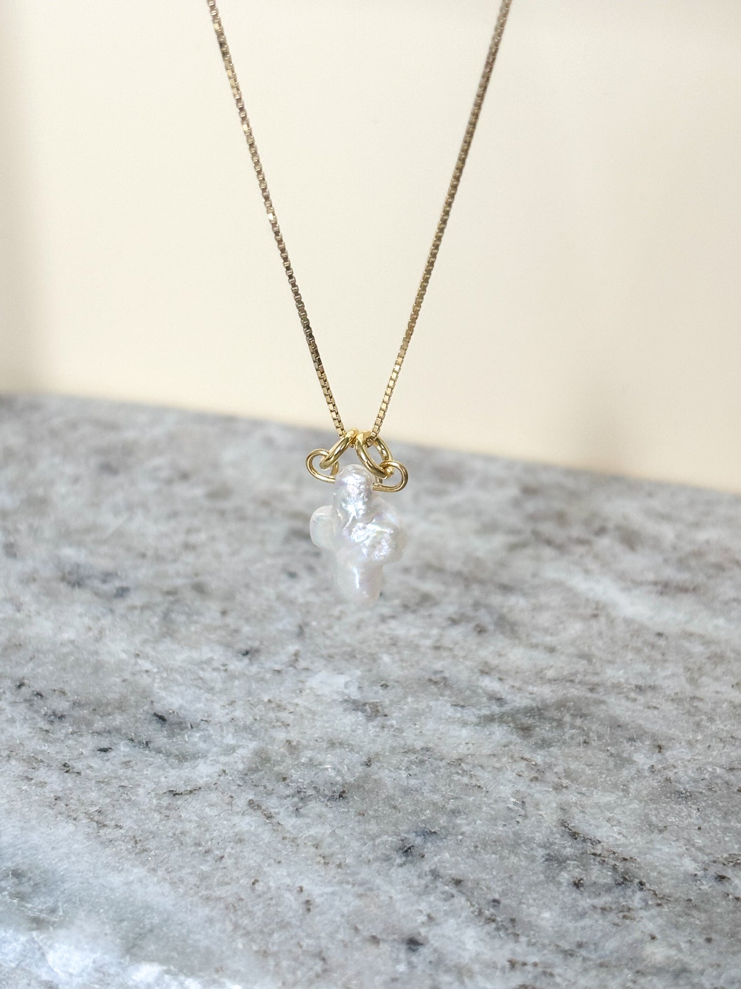 Naszyjnik PEARL CROSS no.2