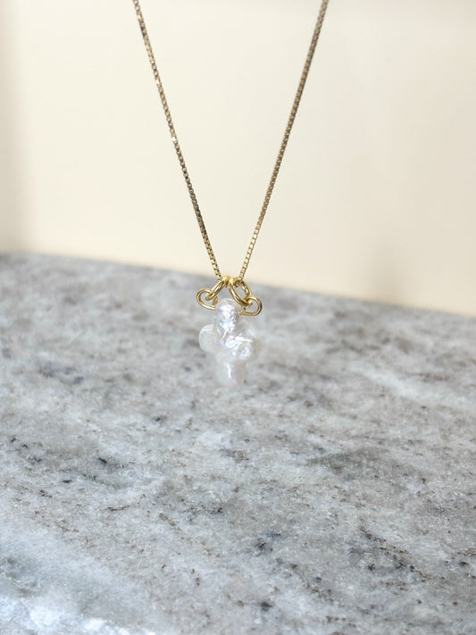 Naszyjnik PEARL CROSS no.2