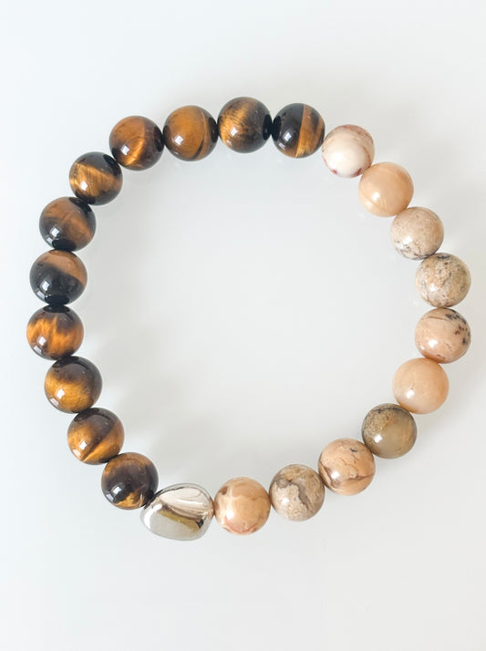 Bransoletka AFRICAN OPAL | TIGER'S EYE
