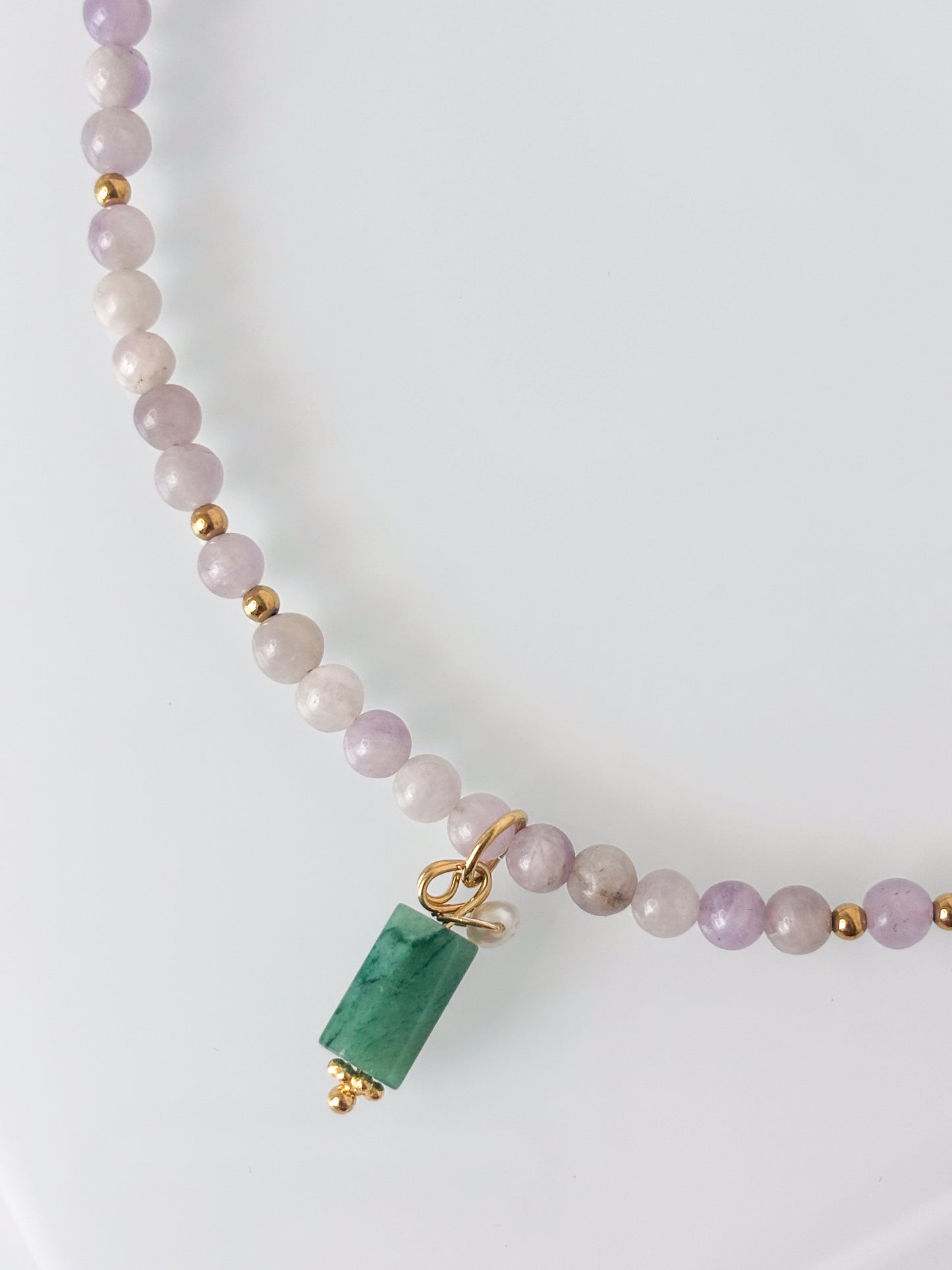 Naszyjnik LAVENDER JADE