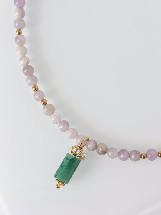 Naszyjnik LAVENDER JADE