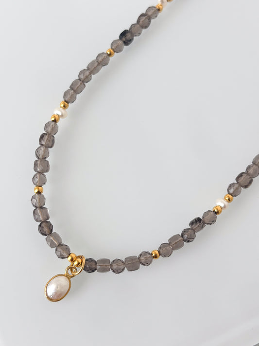 Naszyjnik SMOKY QUARTZ
