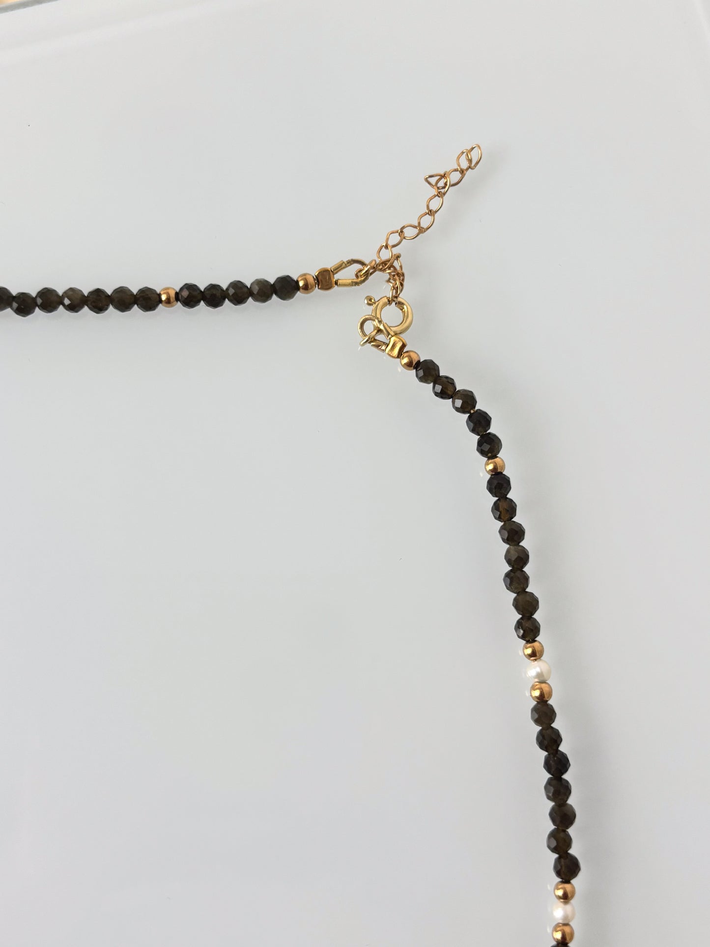 Naszyjnik GOLD SHEEN OBSIDIAN no.2