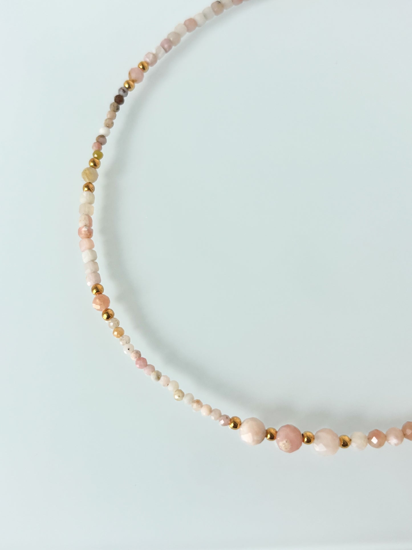 Naszyjnik PINK OPAL