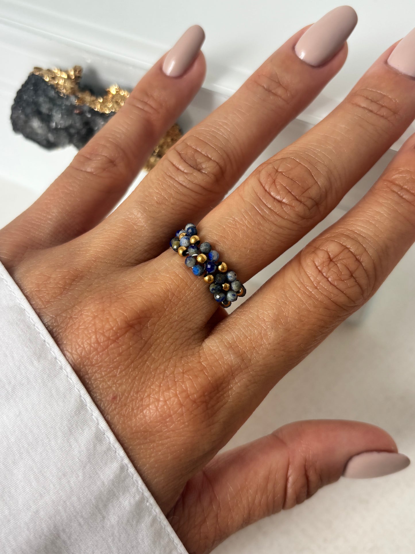 Pierścionek LAPIS LAZULI no.3