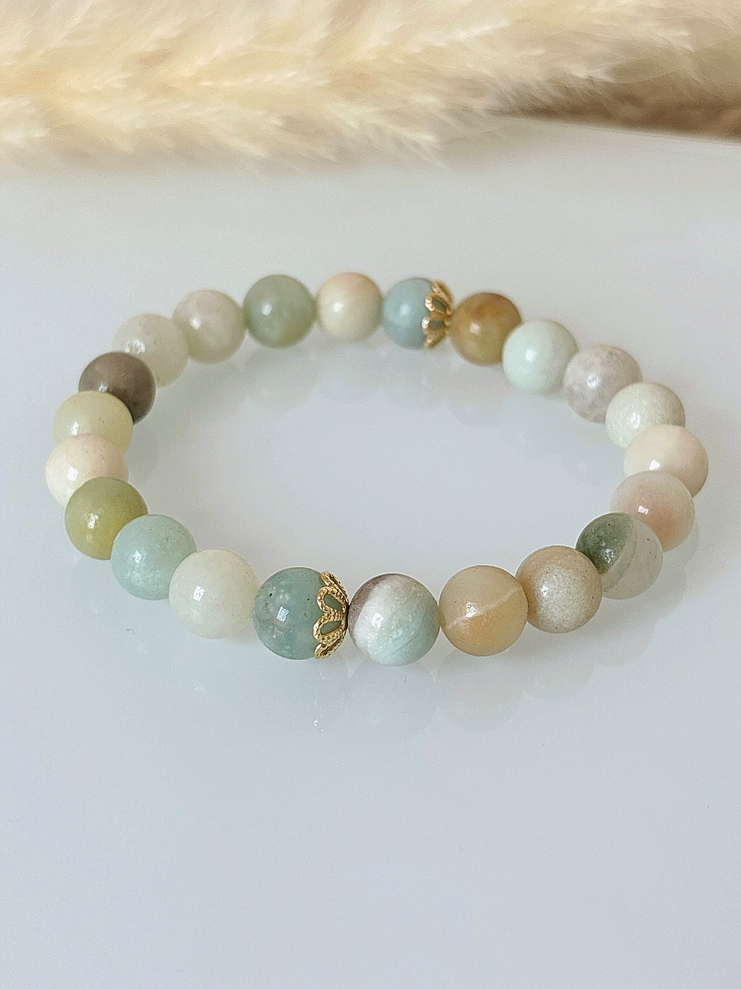 Bransoletka FLOWER AMAZONITE