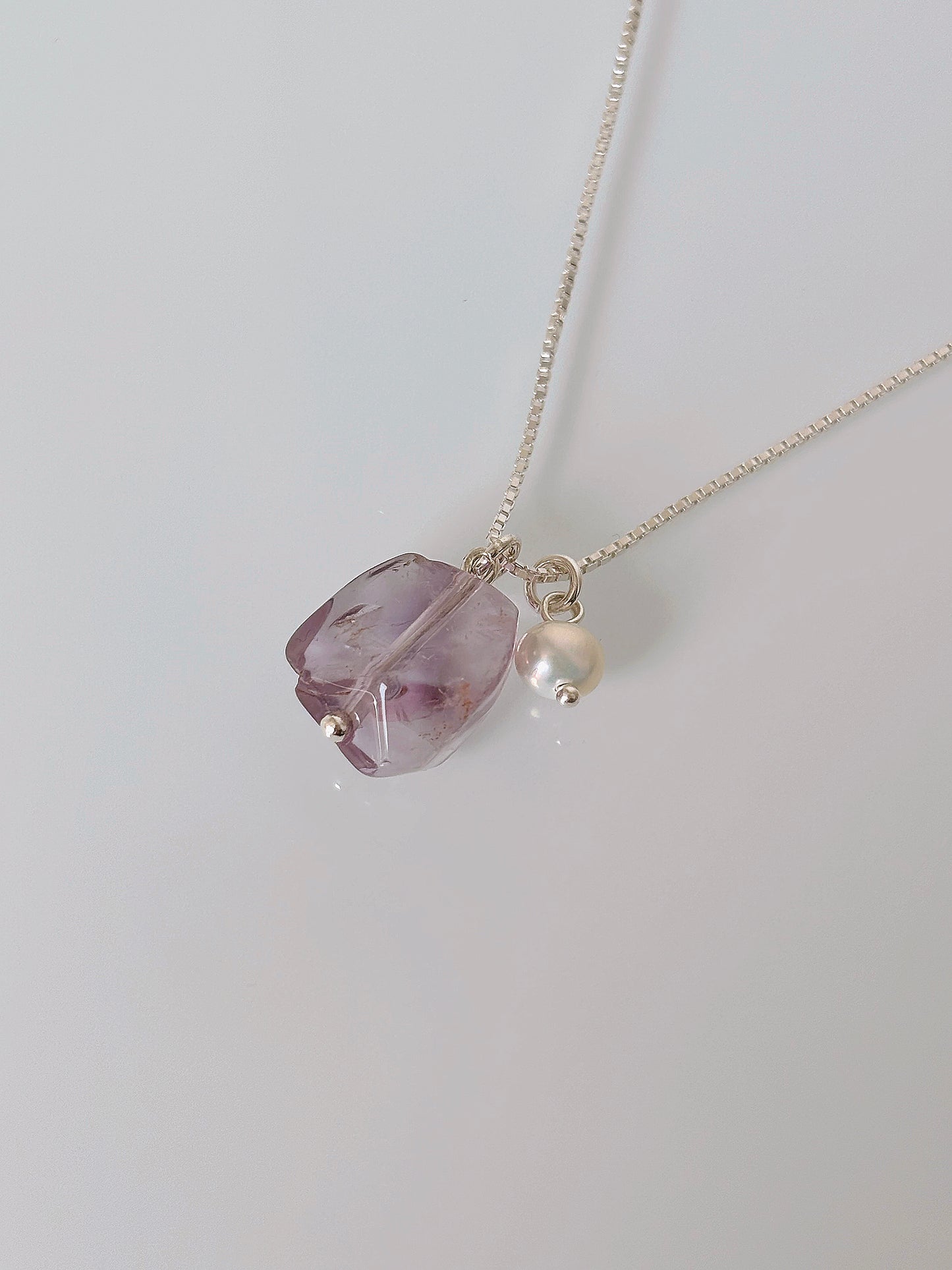 Naszyjnik AMETHYST | PEARL no.1
