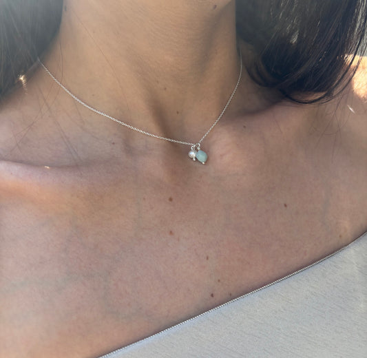 Naszyjnik AMAZONITE | PEARL