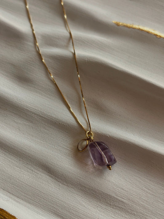 Naszyjnik AMETHYST | PEARL