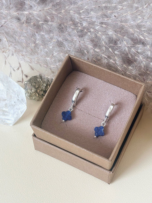 Kolczyki SODALITE