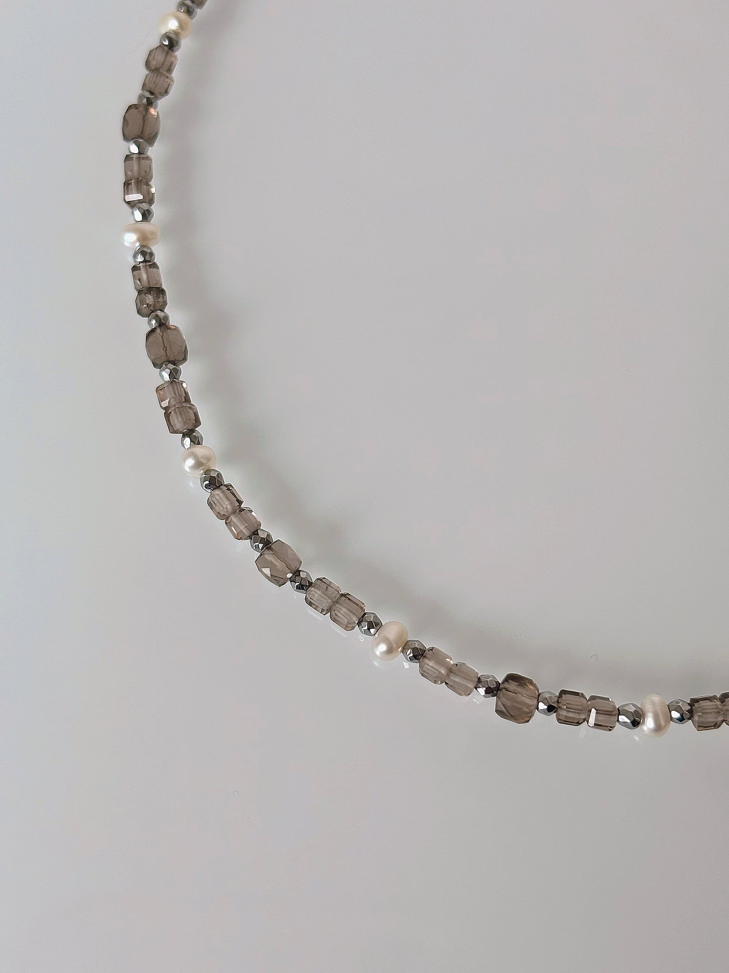 Naszyjnik SMOKY QUARTZ | PEARL