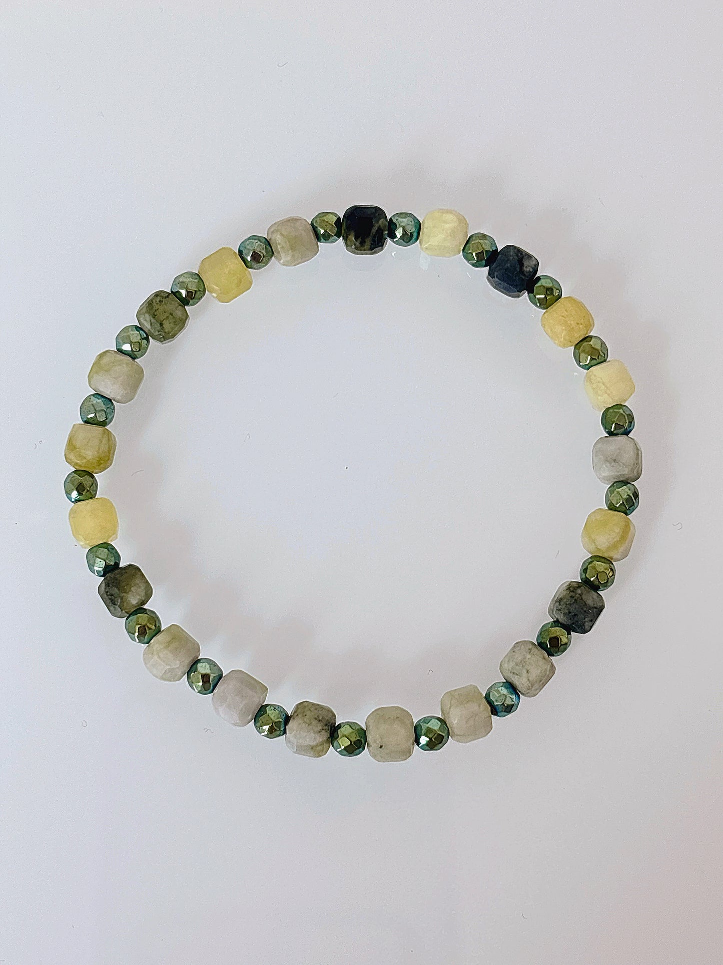 Bransoletka JADE | HEMATITE no.1