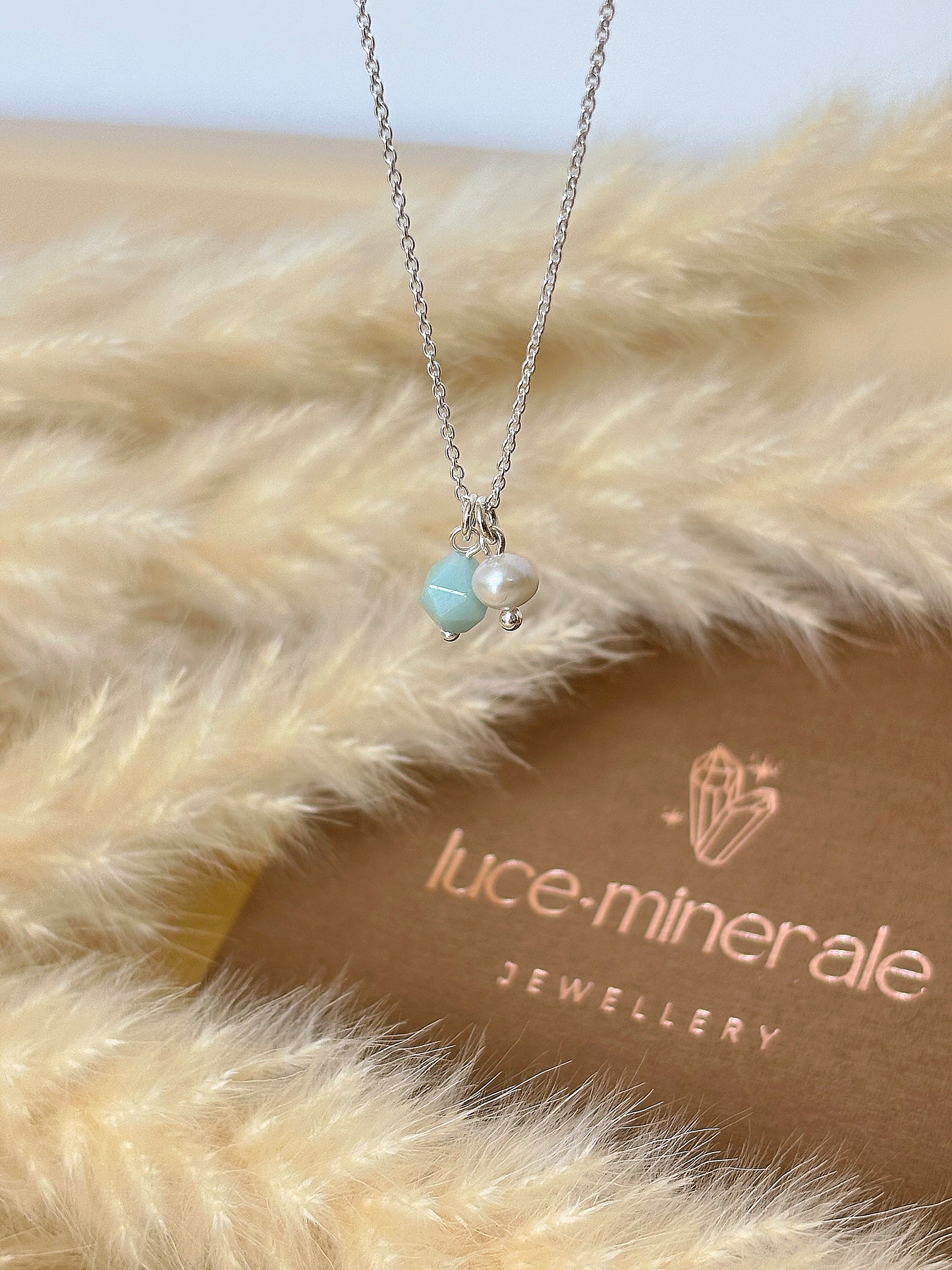 Naszyjnik AMAZONITE | PEARL