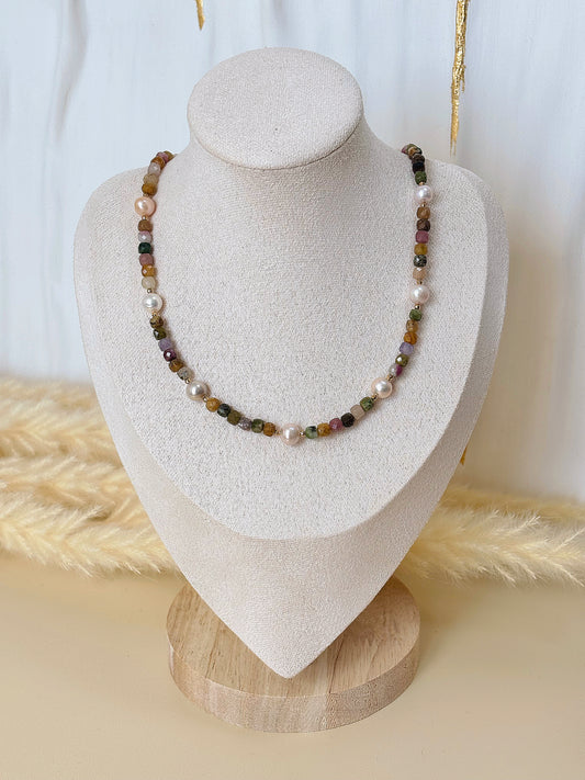 Naszyjnik TOURMALINE | PEARL