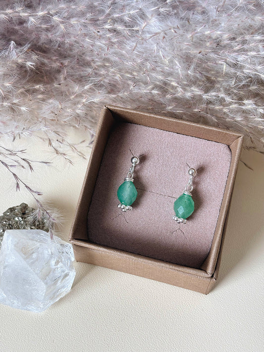 Kolczyki AVENTURINE