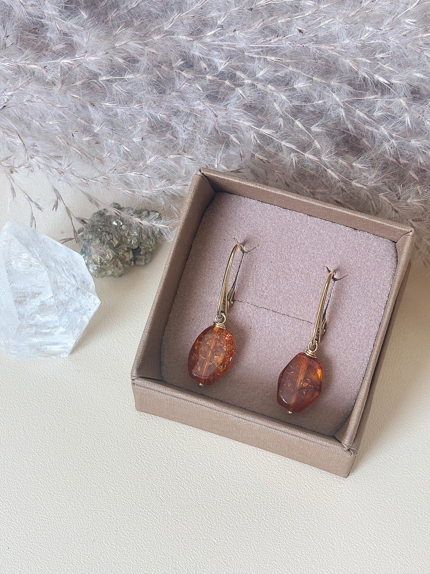 Kolczyki AMBER