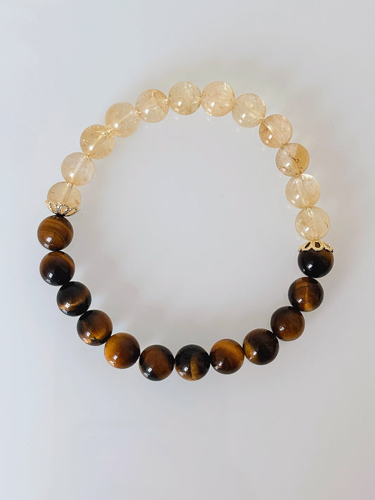 Bransoletka TIGER’S EYE | CITRINE