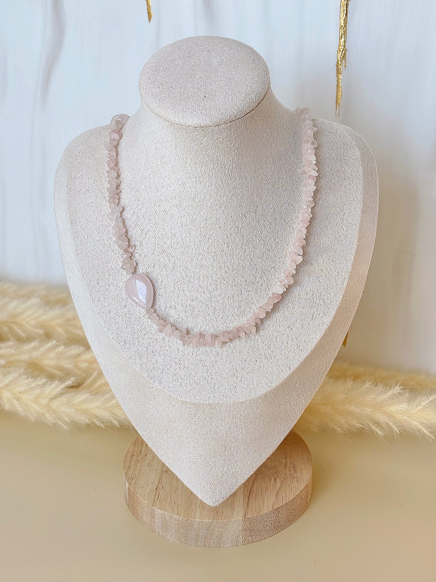 Naszyjnik ROSE QUARTZ