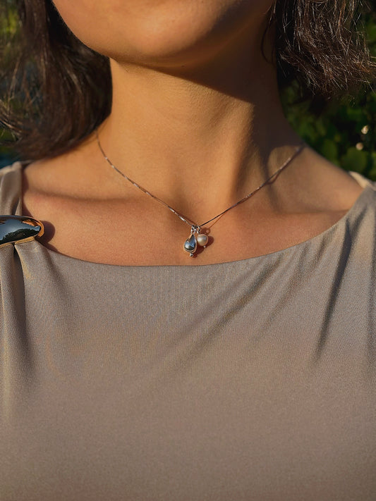 Naszyjnik SILVER DROP | PEARL