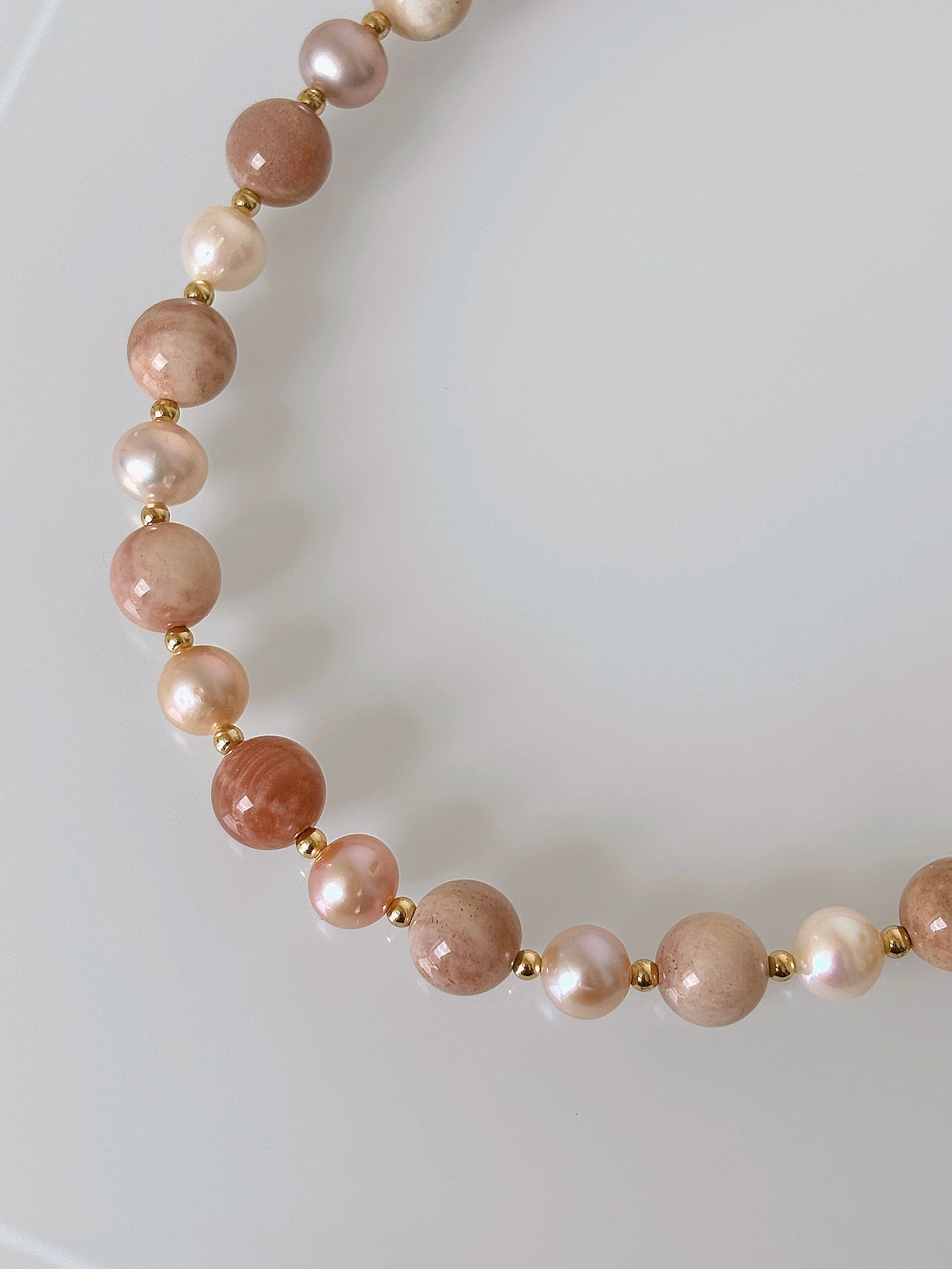 Naszyjnik SUNSTONE | PEARL