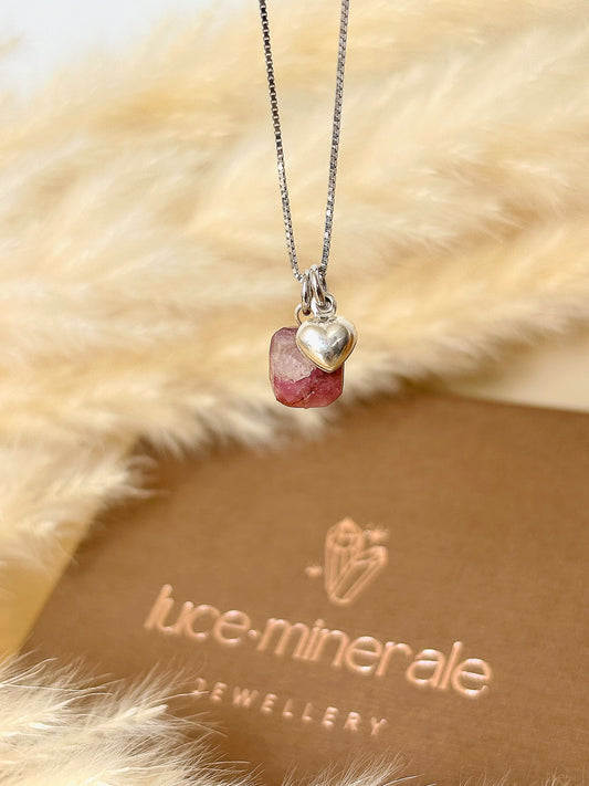 Naszyjnik TOURMALINE | SILVER HEART