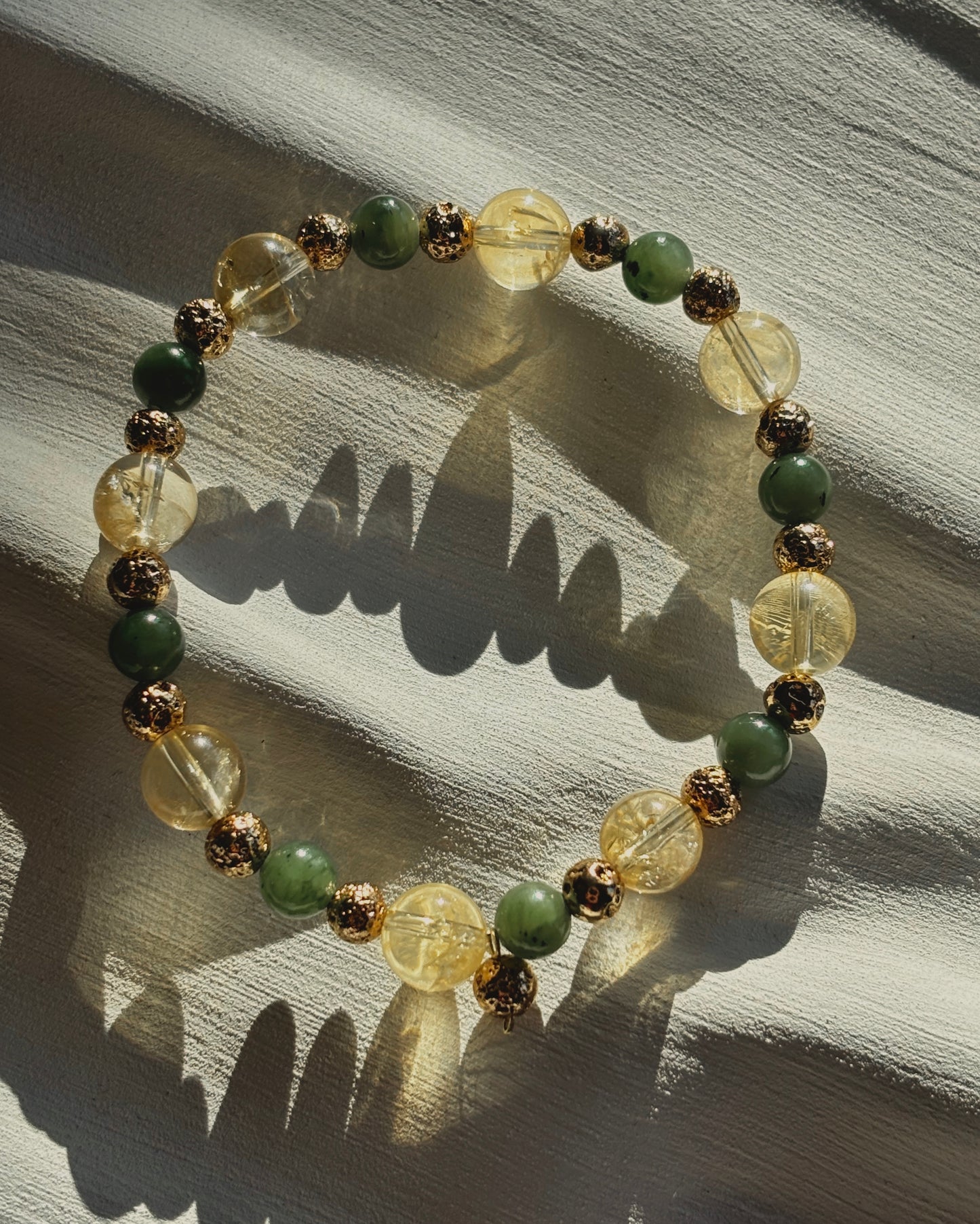 Bransoletka CANADIAN JADE | CITRINE