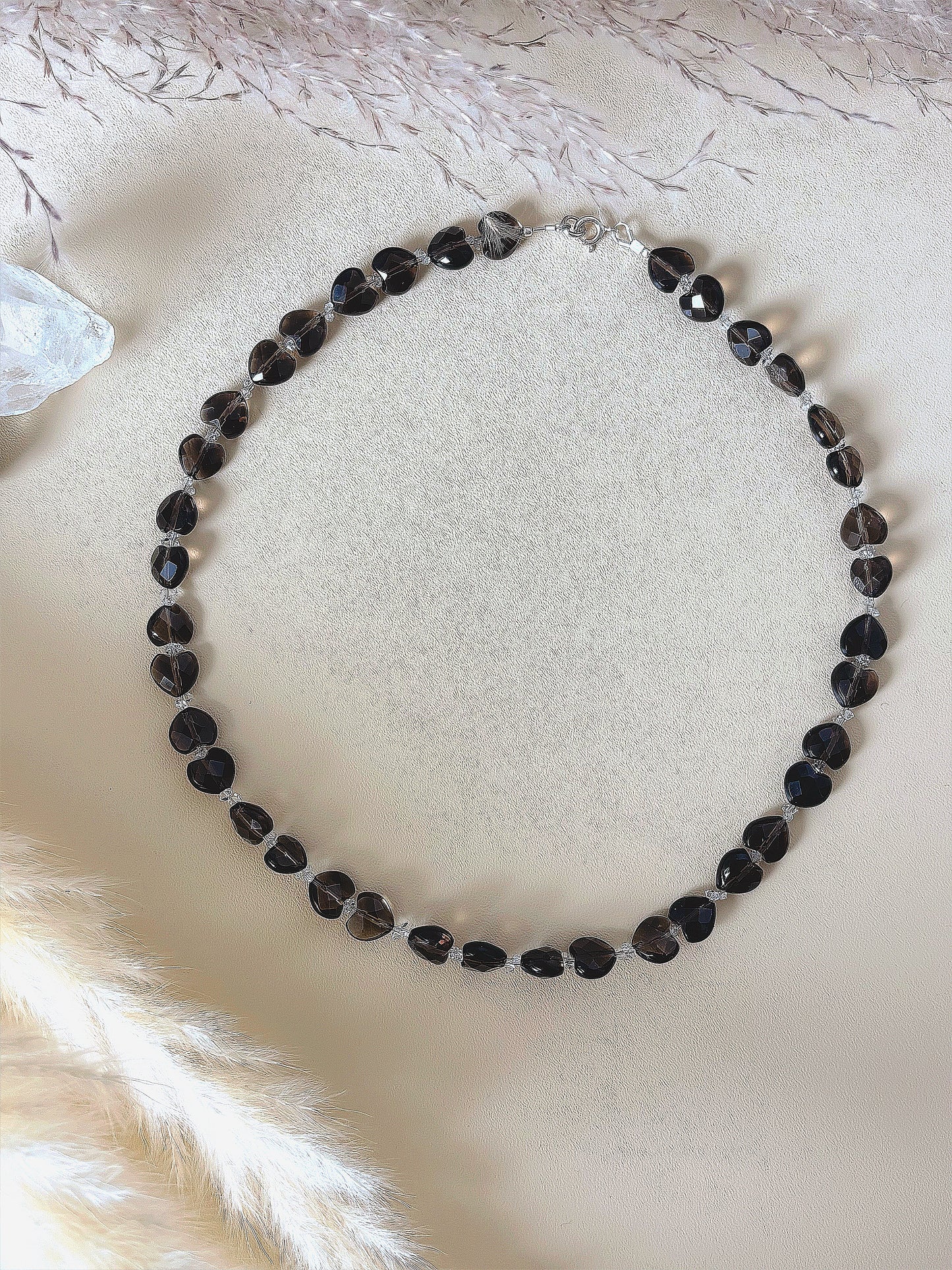 Naszyjnik SMOKY QUARTZ | HERKIMER