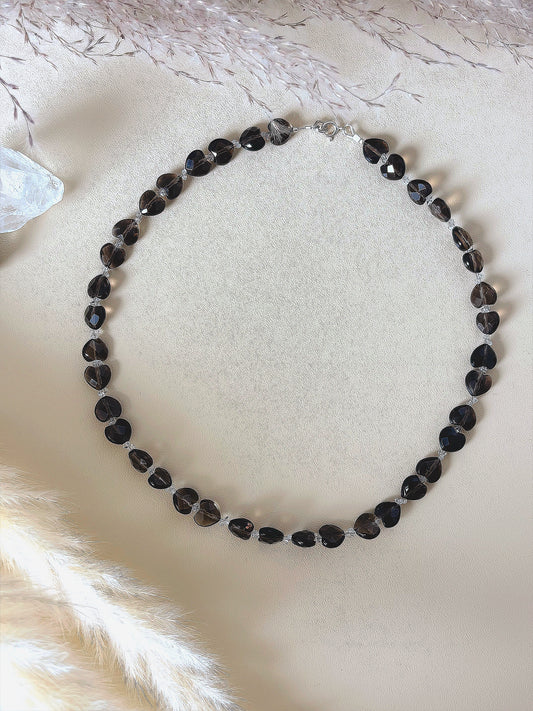 Naszyjnik SMOKY QUARTZ | HERKIMER