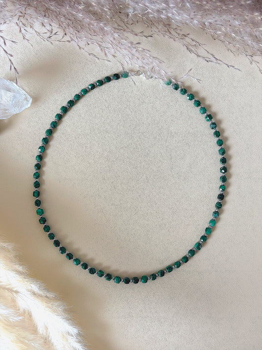 Naszyjnik MALACHITE | HEMATITE