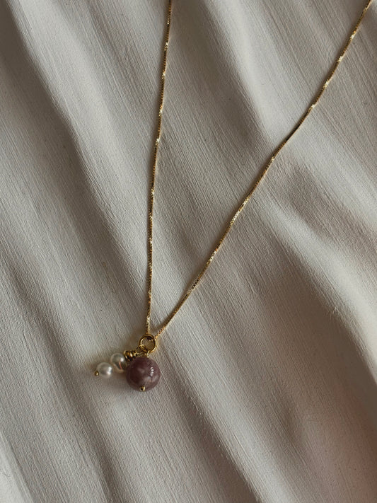 Naszyjnik TOURMALINE | PEARL