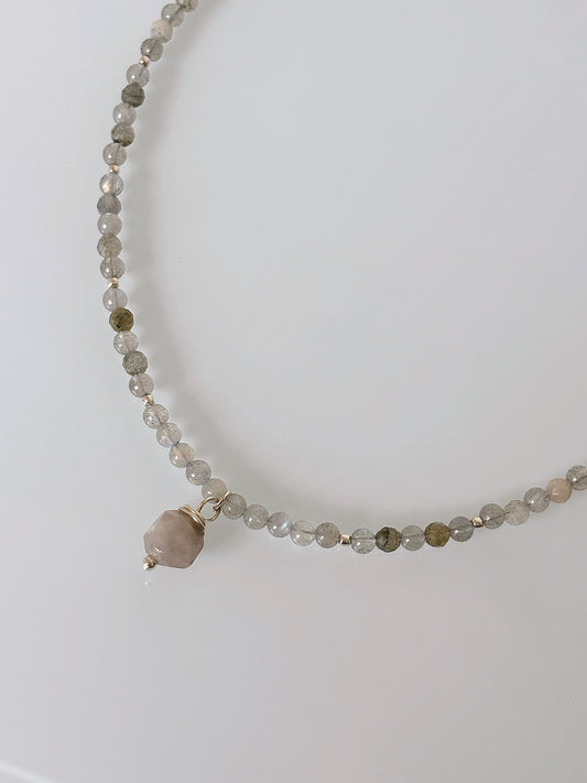 Naszyjnik LABRADORITE | JASPER