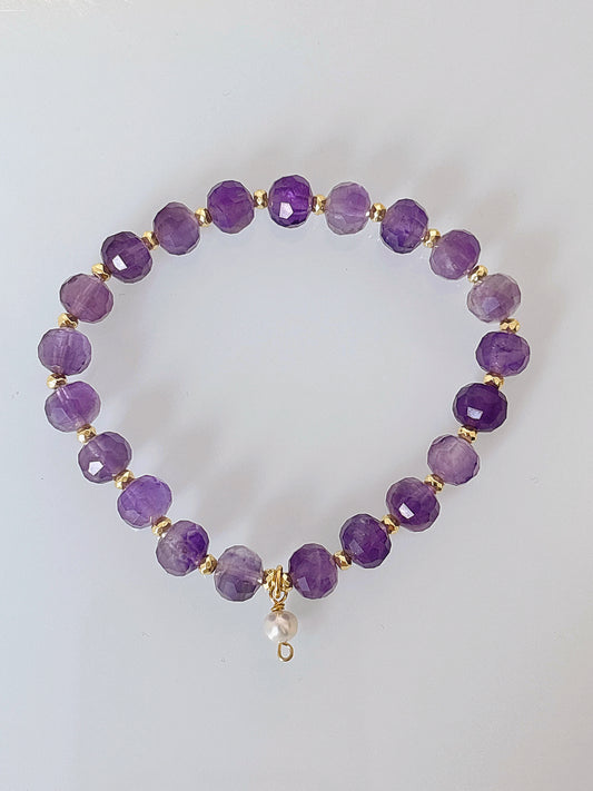 Bransoletka AMETHYST | PEARL