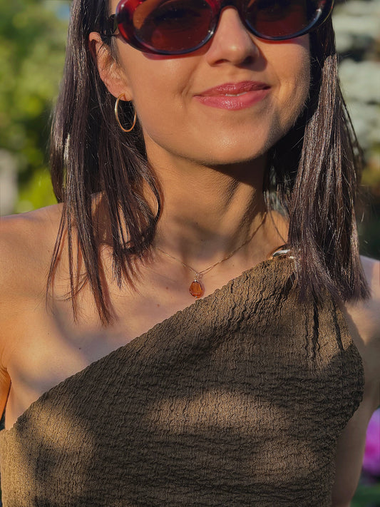 Naszyjnik AMBER | HEMATITE