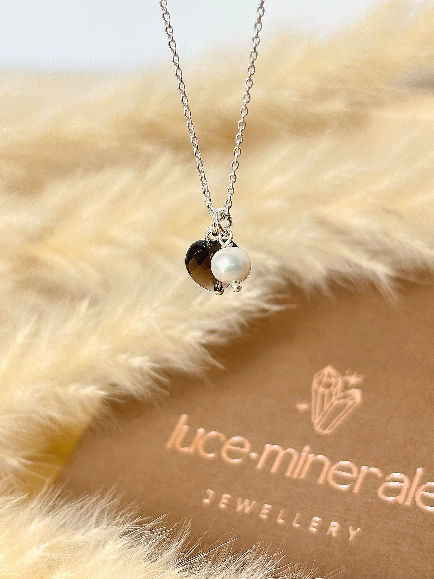 Naszyjnik SMOKY QUARTZ | PEARL