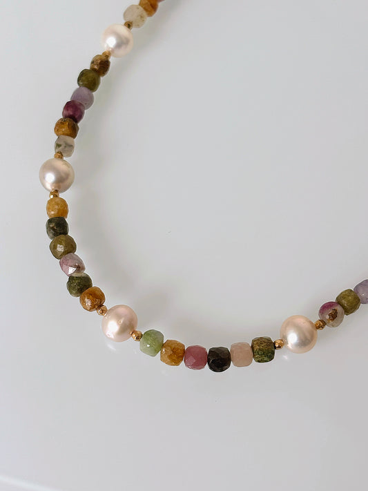 Naszyjnik TOURMALINE | PEARL