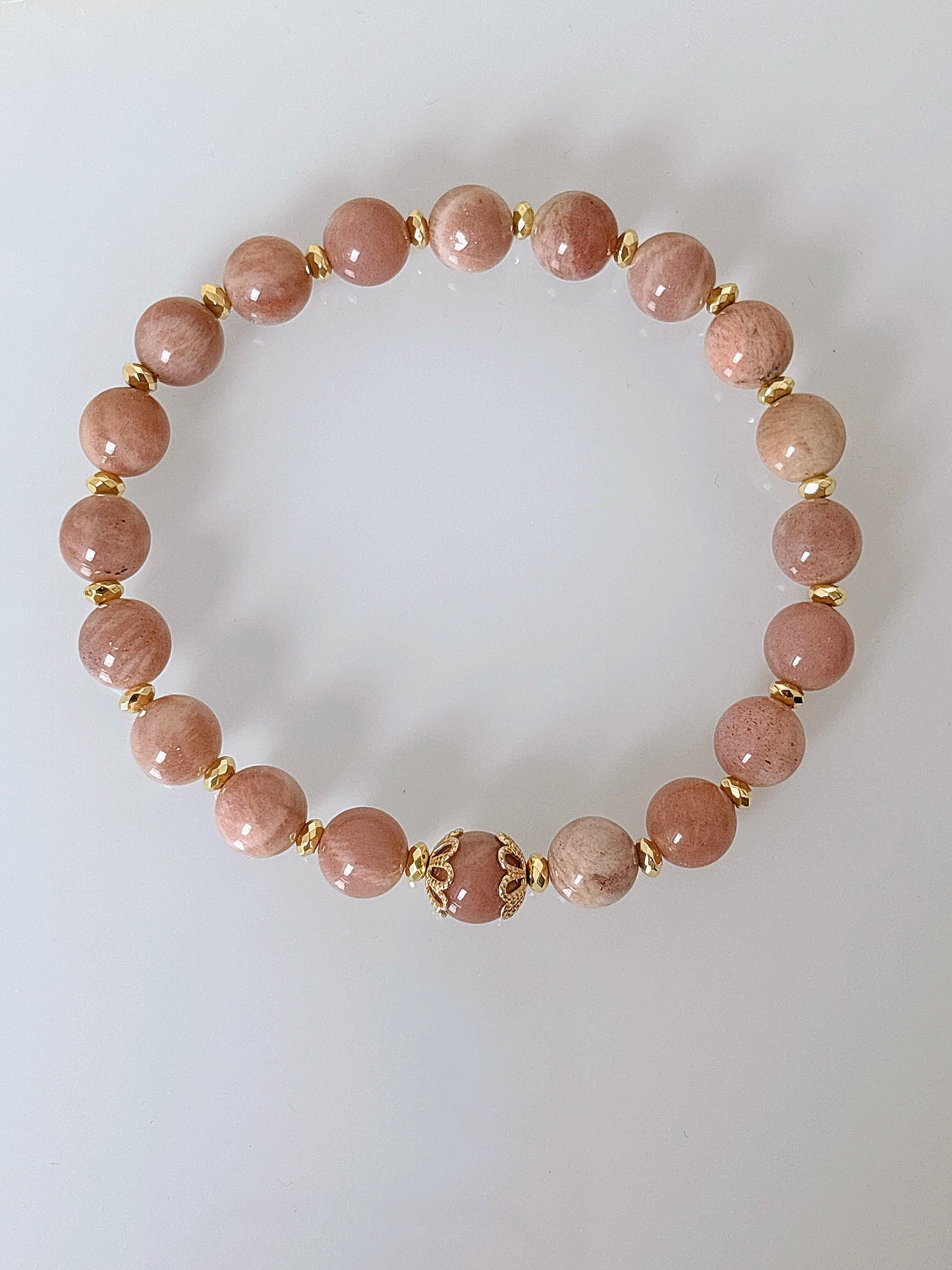 Bransoletka FLOWER SUNSTONE