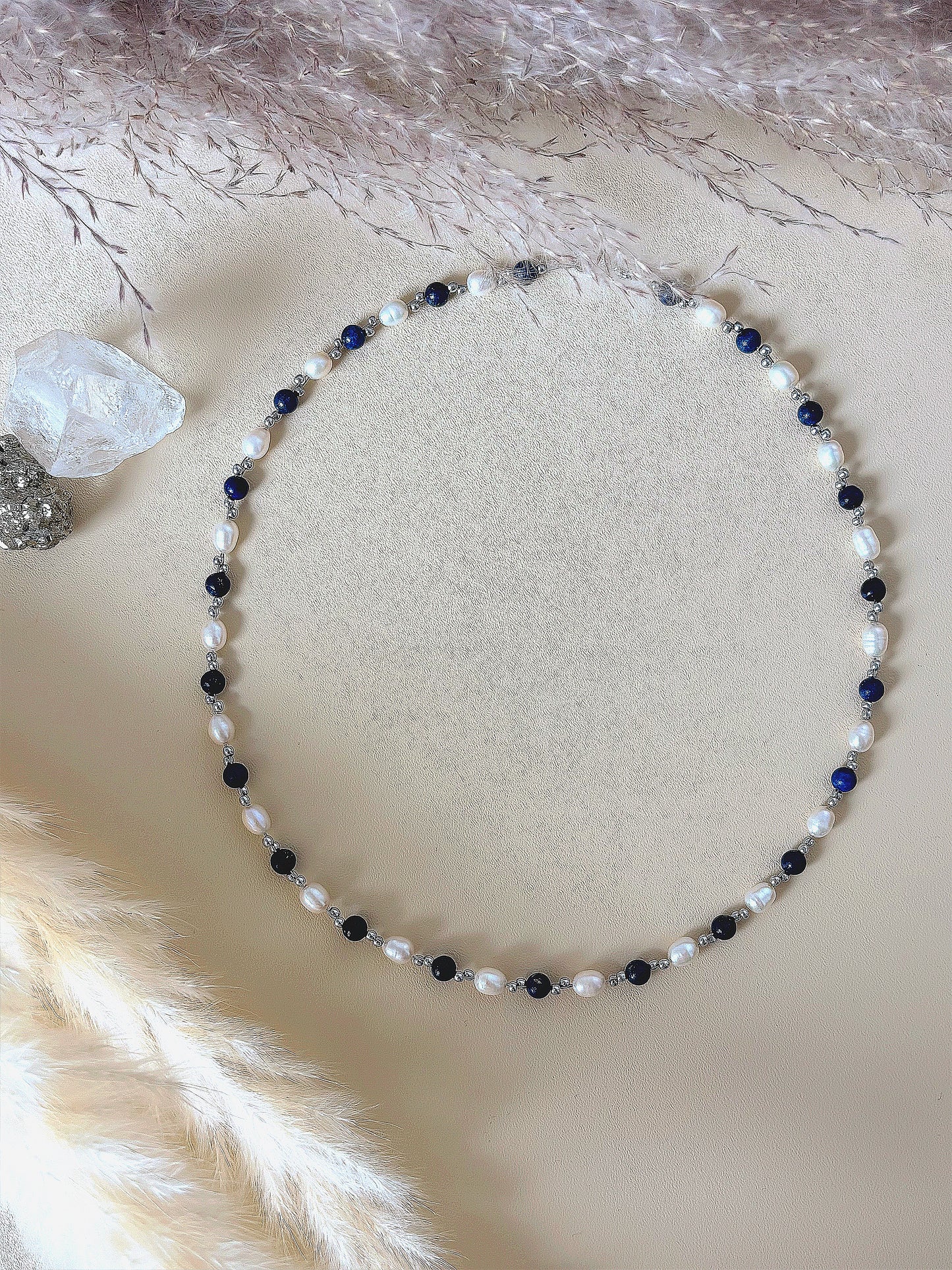 Naszyjnik LAPIS LAZULI | PEARL