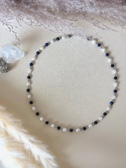 Naszyjnik LAPIS LAZULI | PEARL