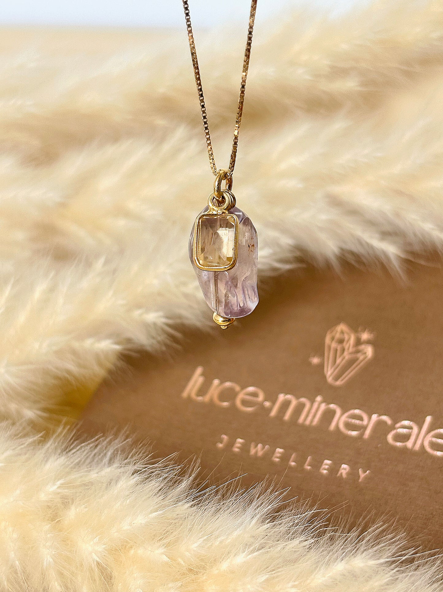 Naszyjnik AMETHYST | CITRINE