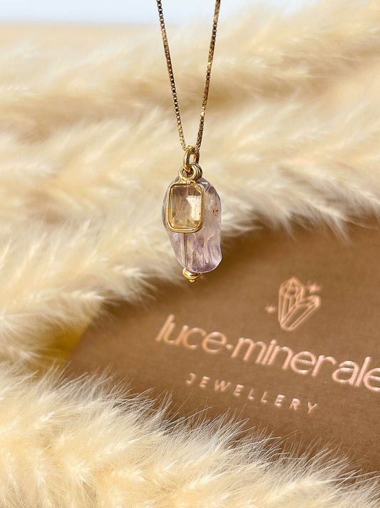 Naszyjnik AMETHYST | CITRINE