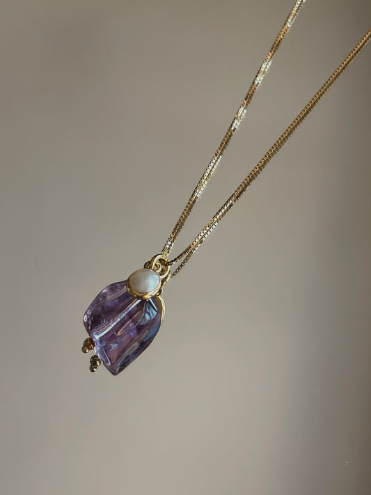 Naszyjnik AMETHYST | PEARL