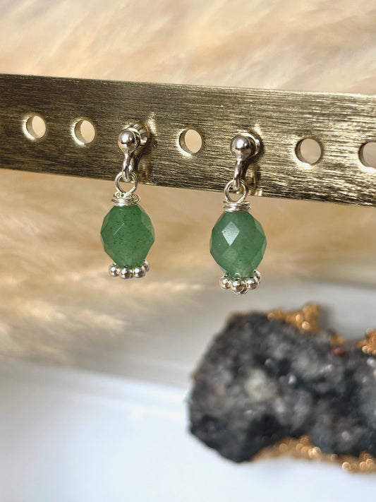Kolczyki AVENTURINE
