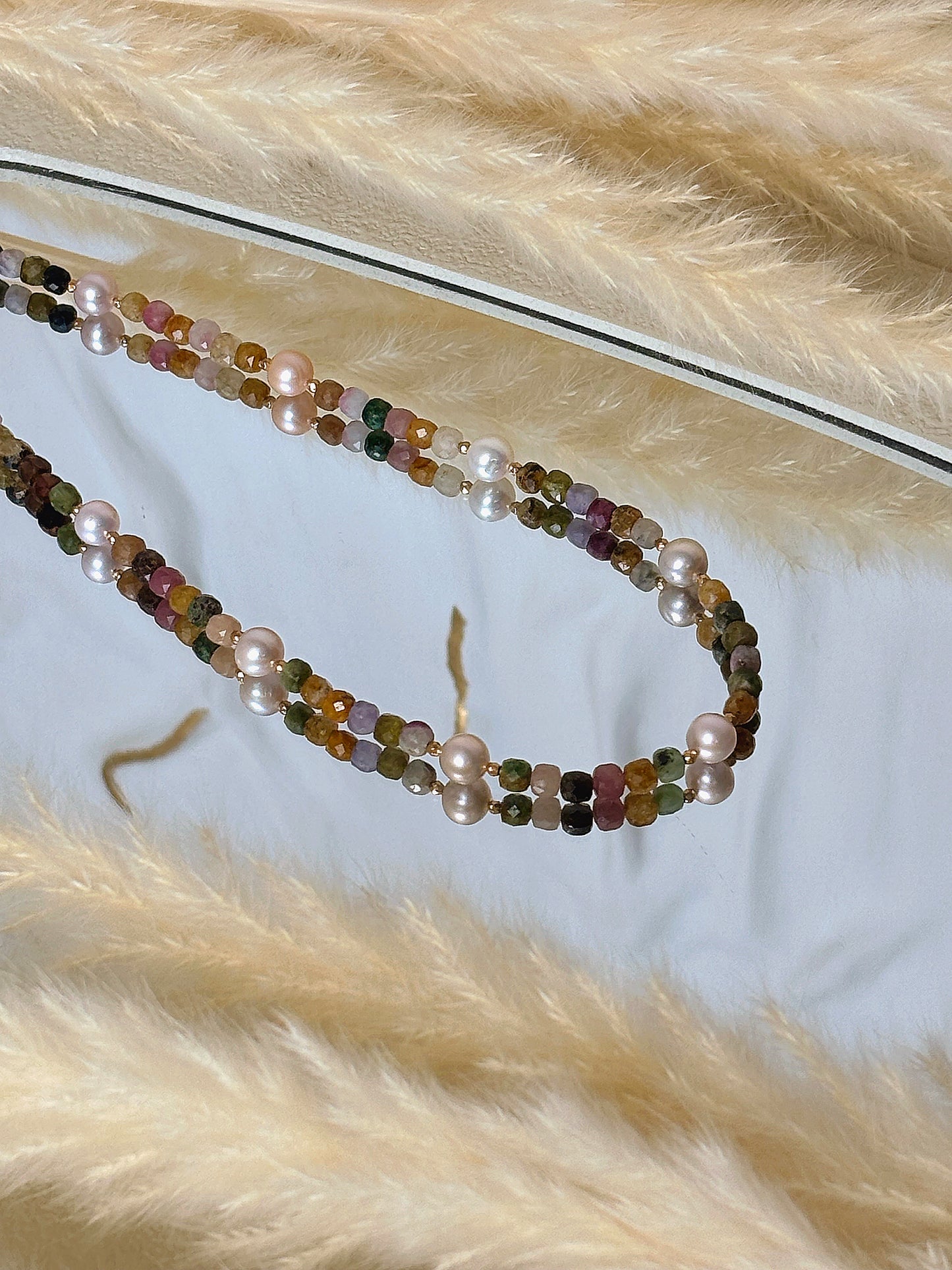 Naszyjnik TOURMALINE | PEARL
